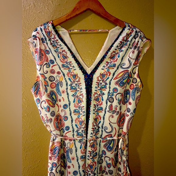 Paisley dress.  Size large. - Picture 7 of 8